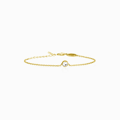 Bezel Crystal Bracelet
