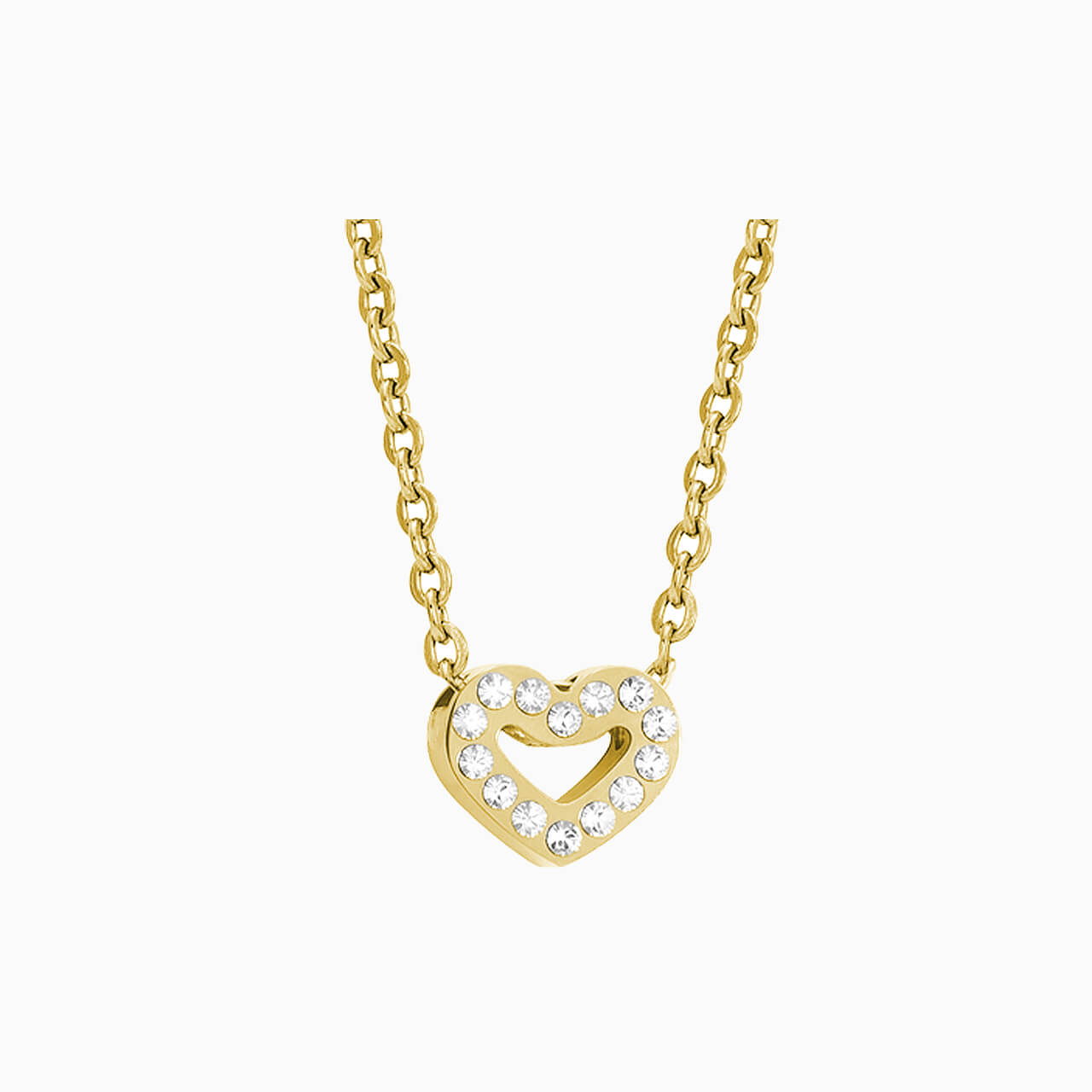 Brilliance Heart Hollow Necklace