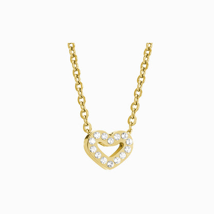 Brilliance Heart Hollow Necklace