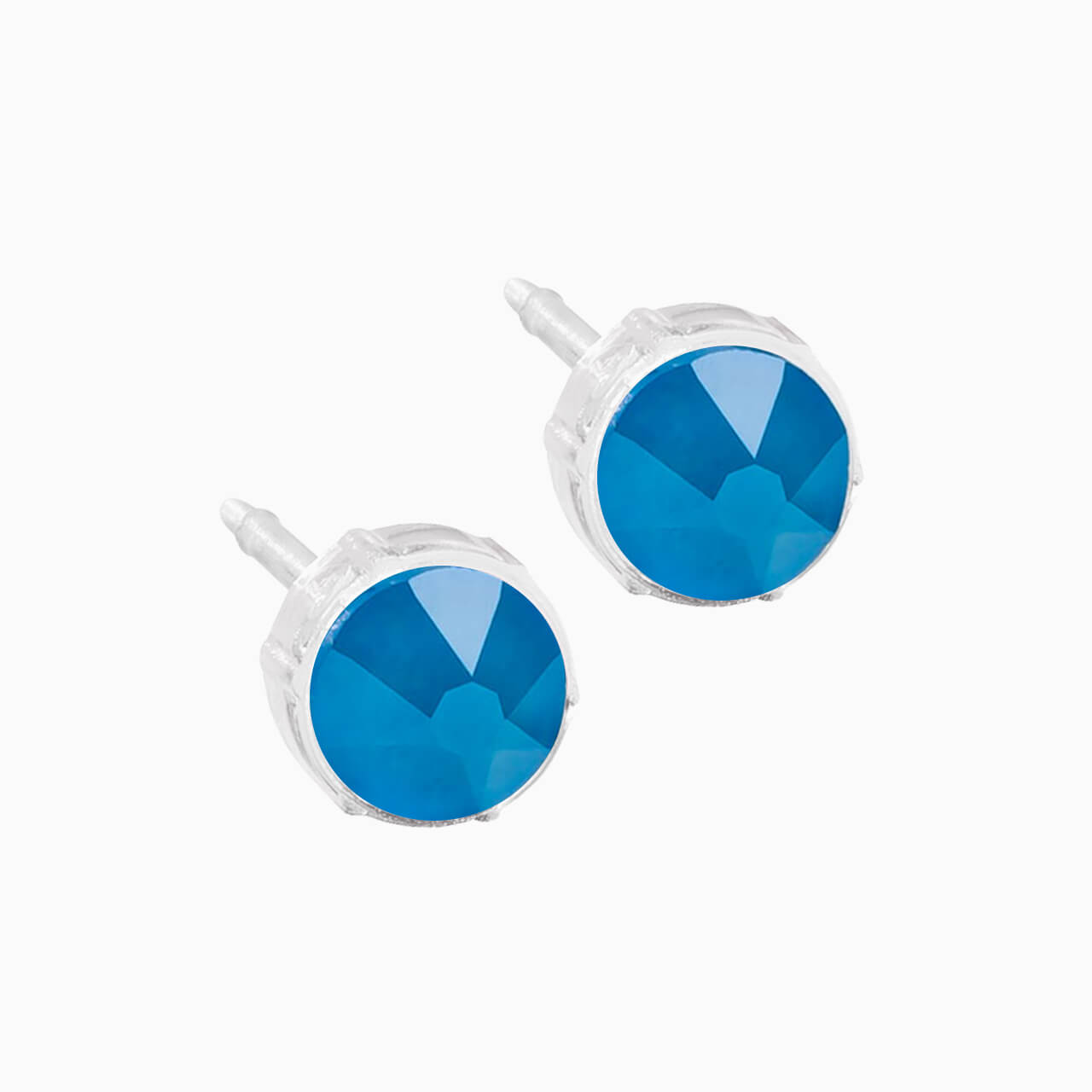 Medical Plastic 6mm Earrings