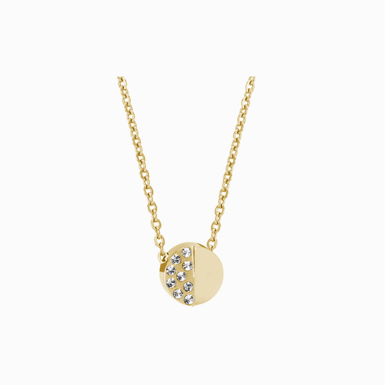 Brilliance Split Crystal Necklace
