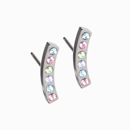 Brilliance Sweep Crystal Earrings