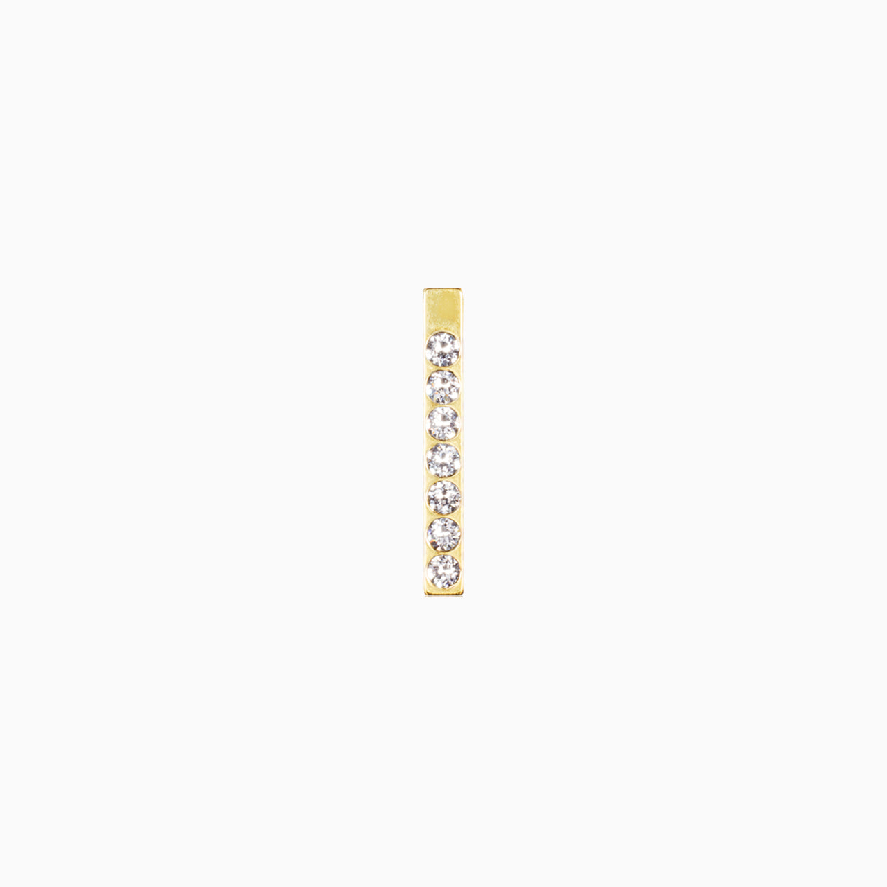 20mm Brilliance Straight Crystal Necklace Pendant