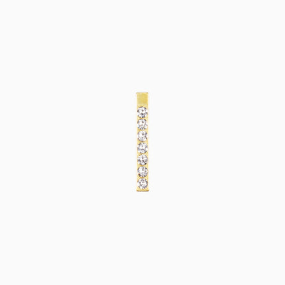 20mm Brilliance Straight Crystal Necklace Pendant