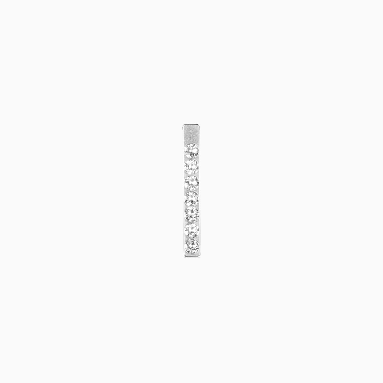 20mm Brilliance Straight Crystal Necklace Pendant
