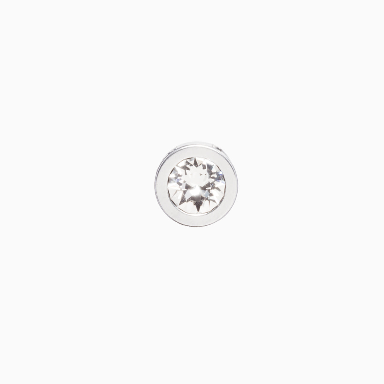8mm Grand Bezel Crystal Necklace Pendant