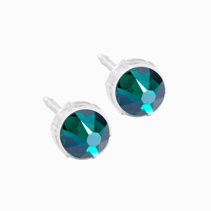 Medical Plastic 6mm Earrings