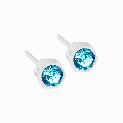 Medical Plastic 4mm Earrings Gift Set
