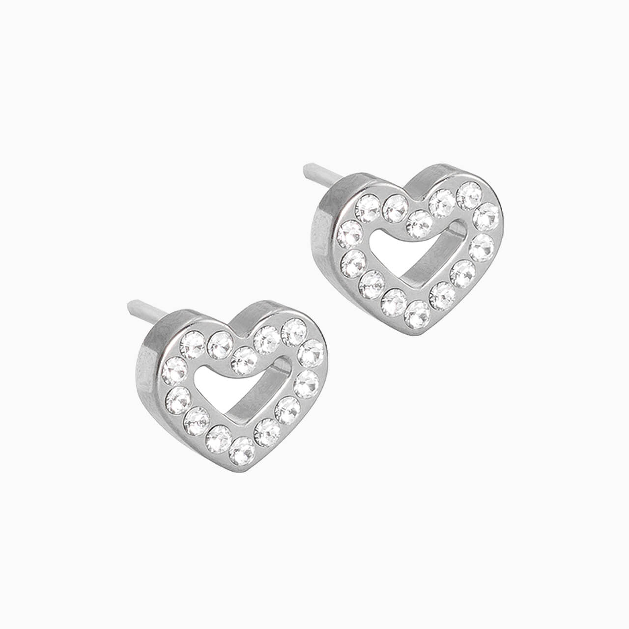 Brilliance Heart Hollow Earrings