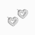 Brilliance Heart Hollow Earrings