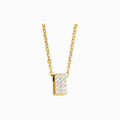 Brilliance Oblong Crystal Necklace