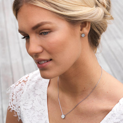 Silver Titanium Brilliance Plenary Earrings