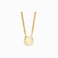 Brilliance Puck Crystal Necklace