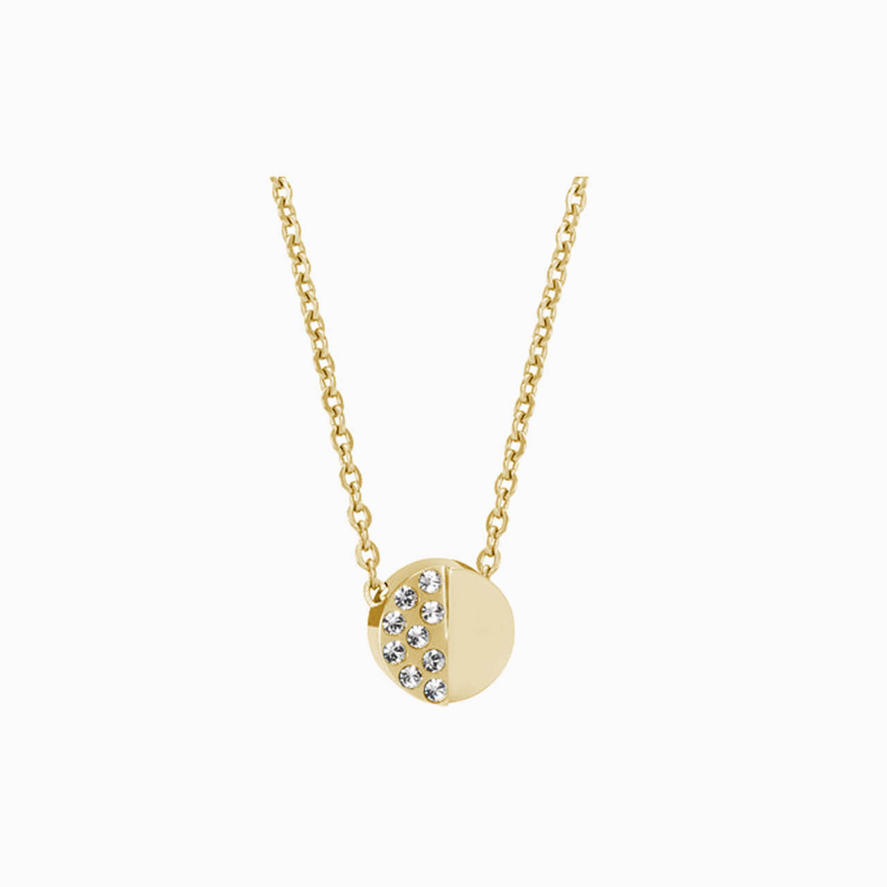 Brilliance Split Crystal Necklace