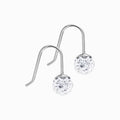 Crystal Ball Pendant Earrings