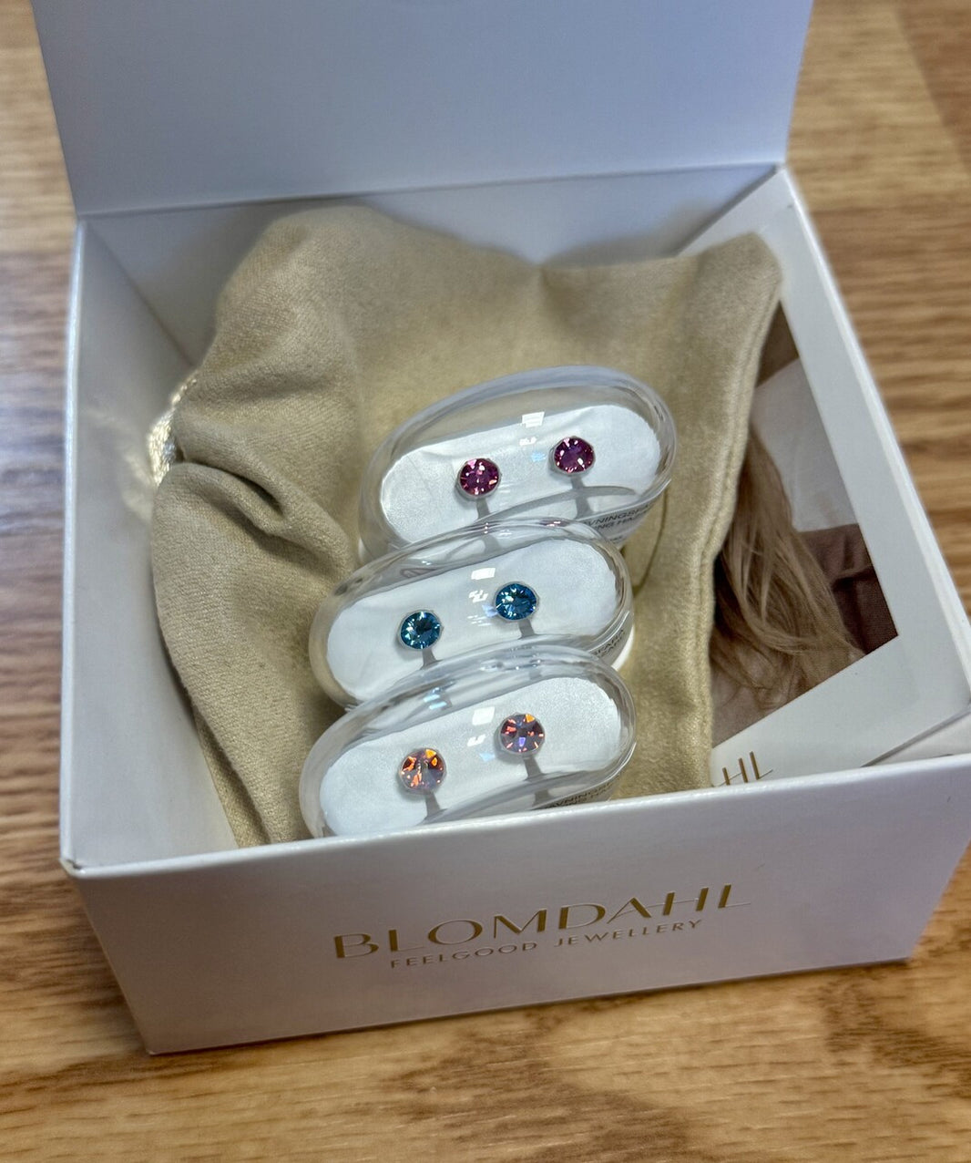 Medical Plastic 6mm Earrings Gift Set