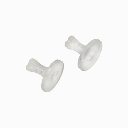 Package of 4 Medical Plastic Earring Backs