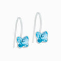Medical Plastic Butterfly Pendant Earrings