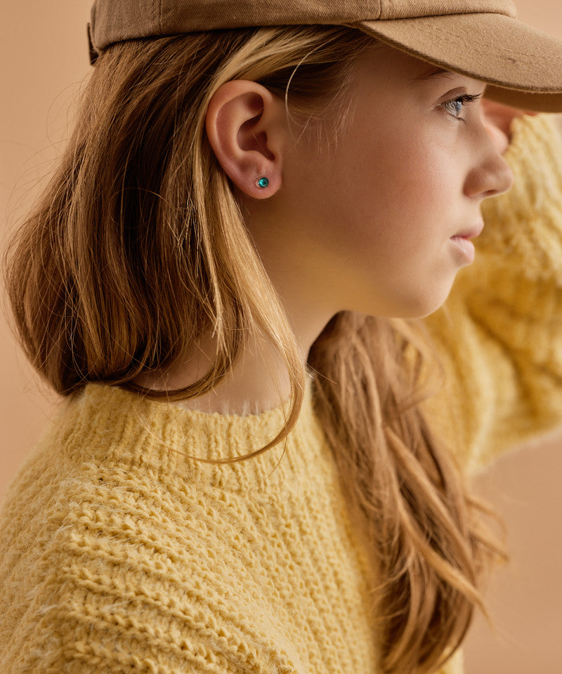 Medical Plastic 6mm Earrings