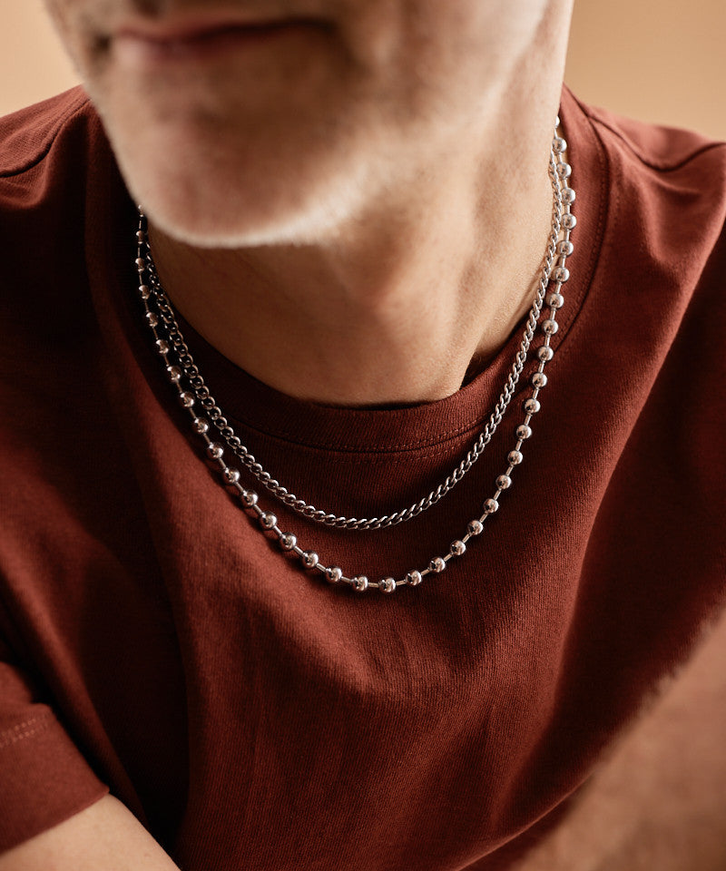 Globe Link Necklace 48-52 cm
