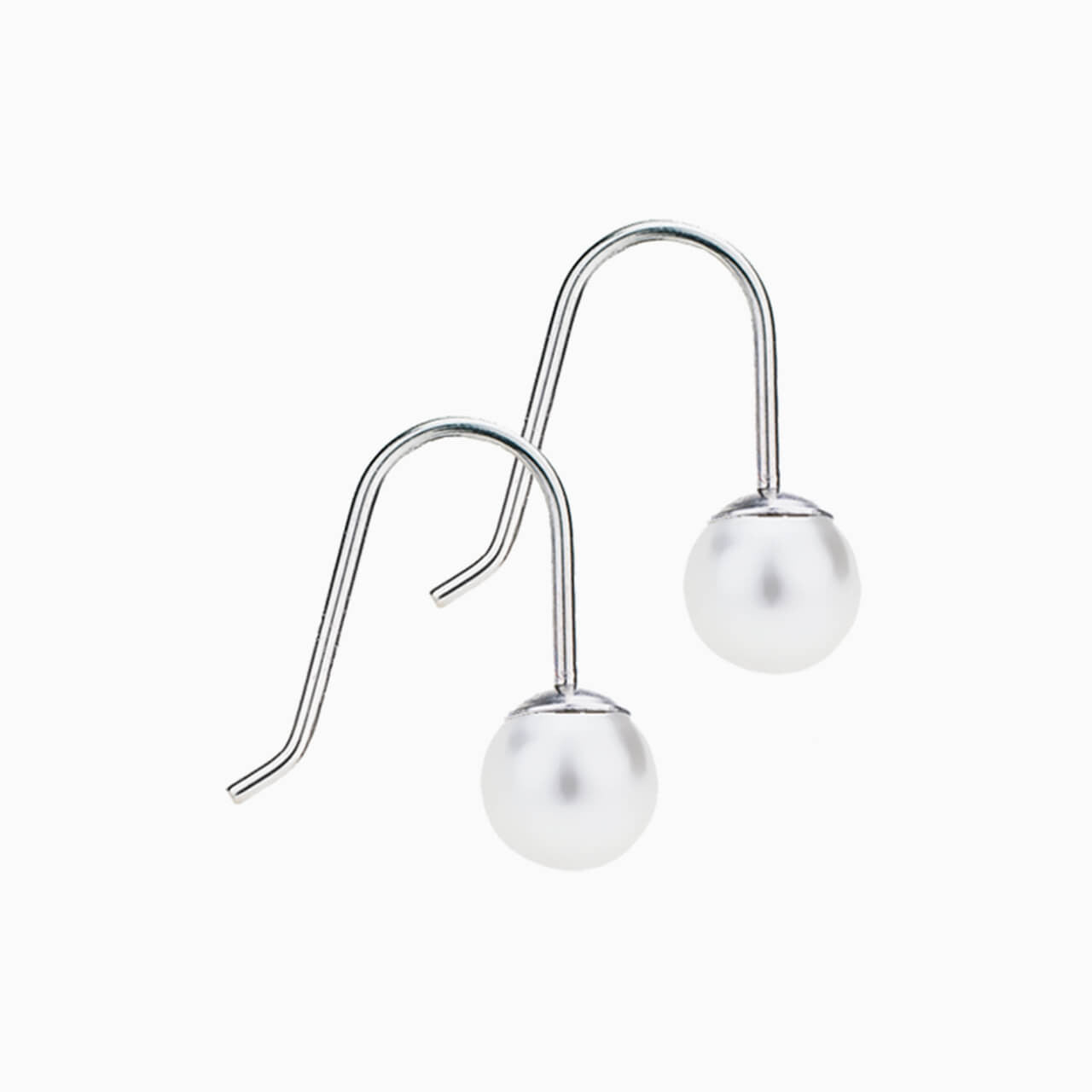 6mm Pearl Pendant Earrings