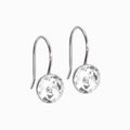Pendant Bezel 8mm Crystal Earrings
