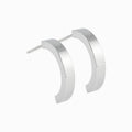 Pendant Plain Curved Earrings