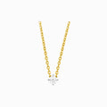 Prong Set 5mm CZ Necklace