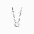 Bezel Crystal Necklace