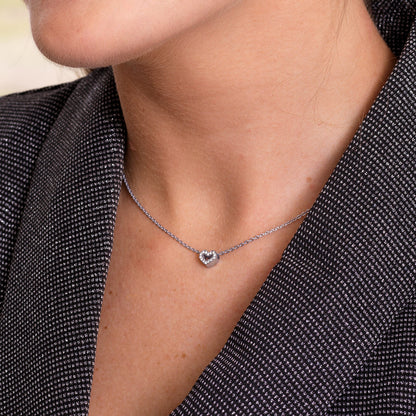 Brilliance Heart Hollow Necklace