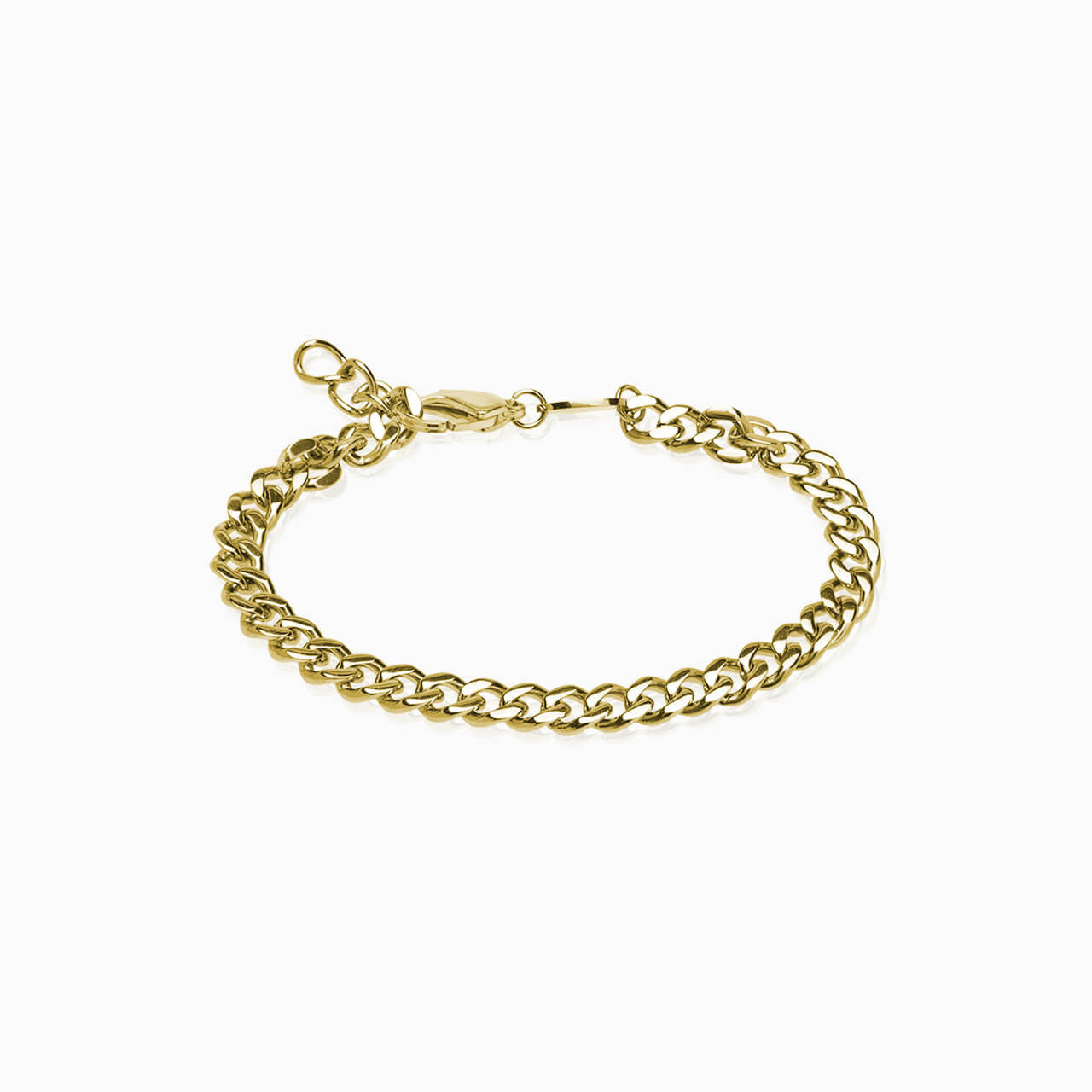Grand Curb Link Bracelet in golden color