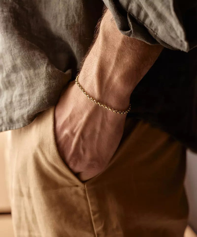 Tiny Box Chain Bracelet 18-22 cm