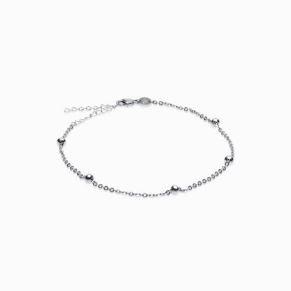 Grand Ball Anklet in Silver