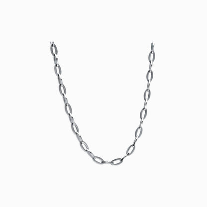 Grand link necklace in silver 