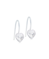 Medical Plastic Heart Pendant Earrings