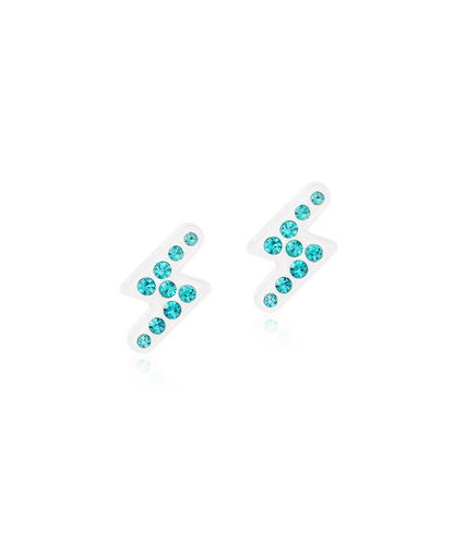Medical Plastic 8mm Flash Earrings
