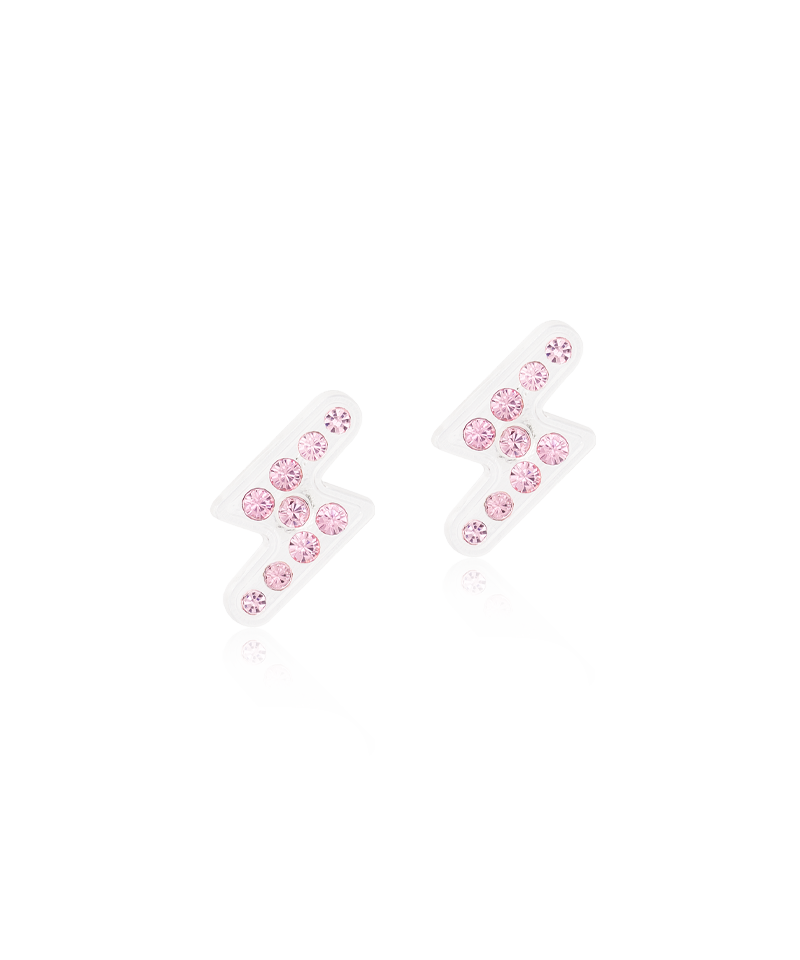 Medical Plastic 8mm Flash Earrings