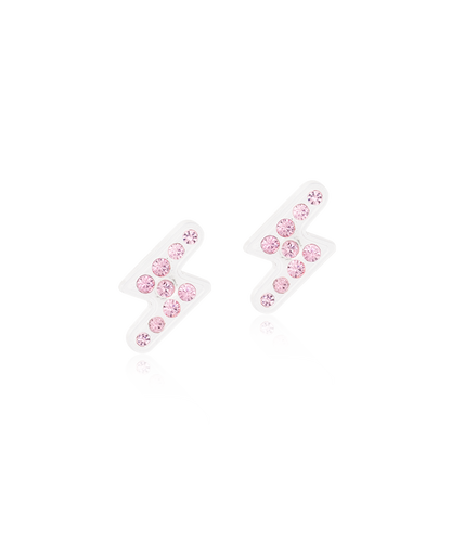 Medical Plastic 8mm Flash Earrings