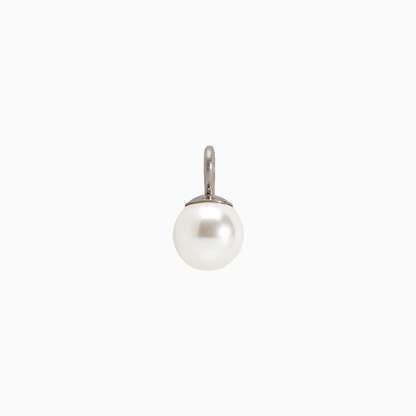 White Pearl Pendant Nickel Free