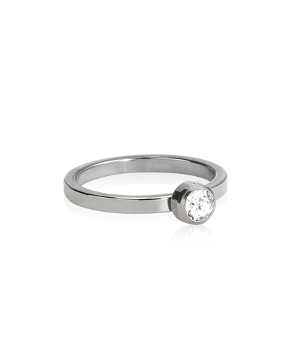 Bezel Crystal Ring