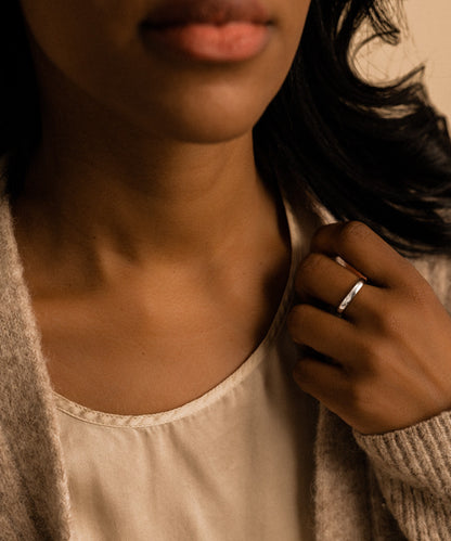 Cupped Plain 3mm Ring